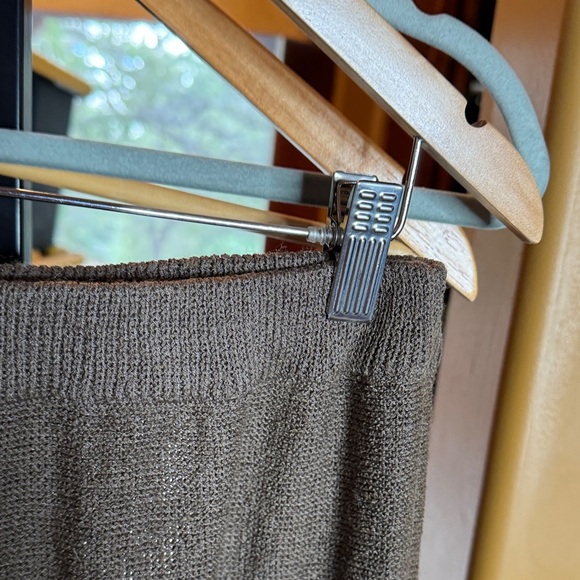 Double D Ranch Linen Blend Multicolor Striped Maxi Pencil Skirt Size Large - Picture 8 of 9